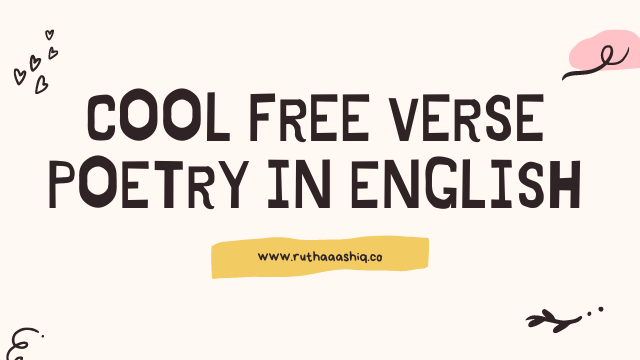 Cool free verse poetry in english