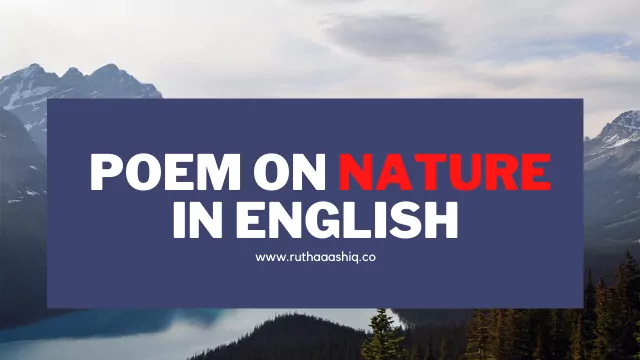 Poem On Nature In English