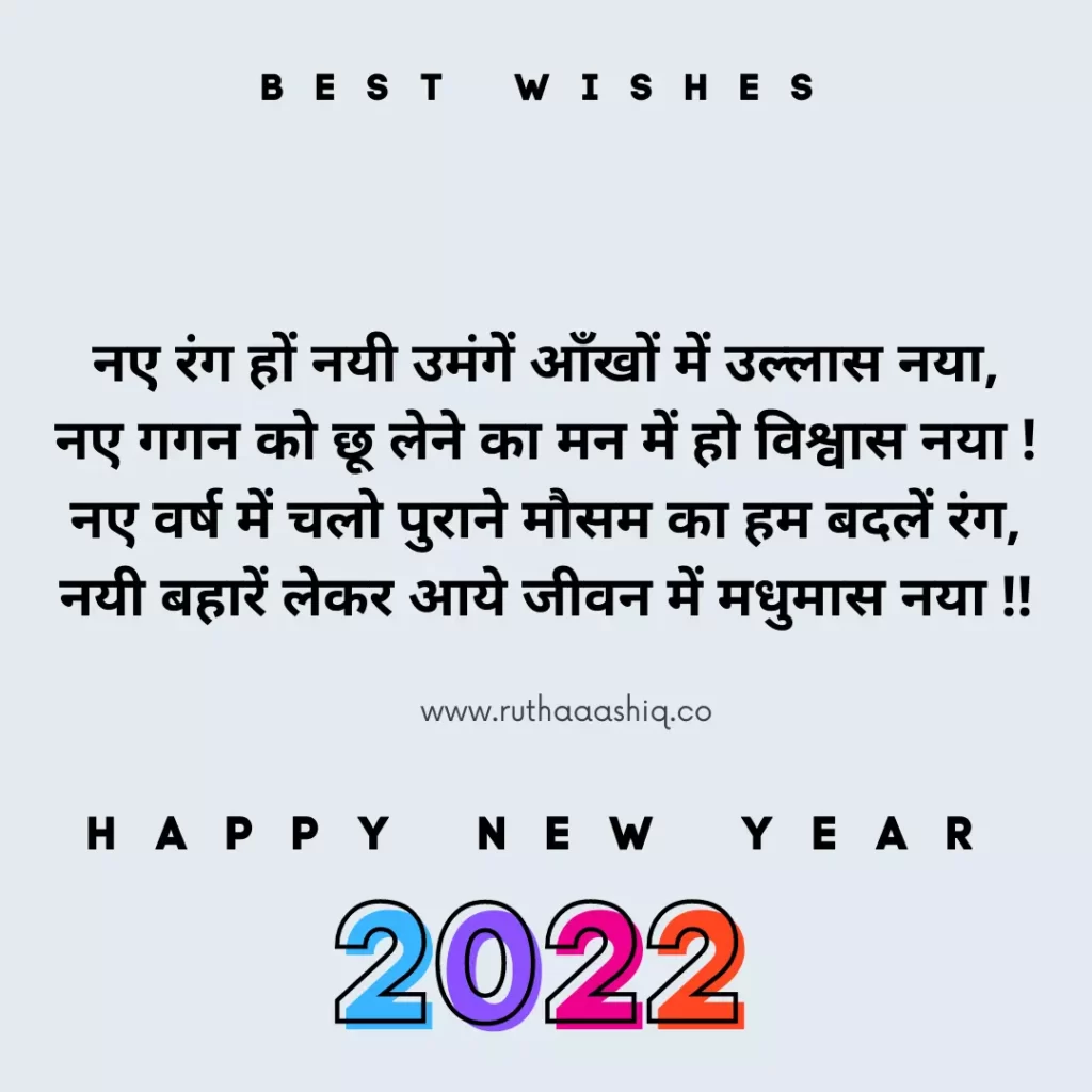 Happy New Year 2022 Wishes Image